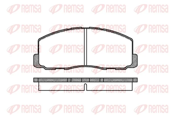 Do koszyka Klocki hamulcowe przednie tarczowe Mitsubishi Lancer III C1A,C6A