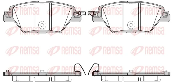 Okładziny (klocki) do hamulców tarczowych tylne Mazda CX-9 SUV (TC) (2016 - 2026) cena, od 41,30 USD