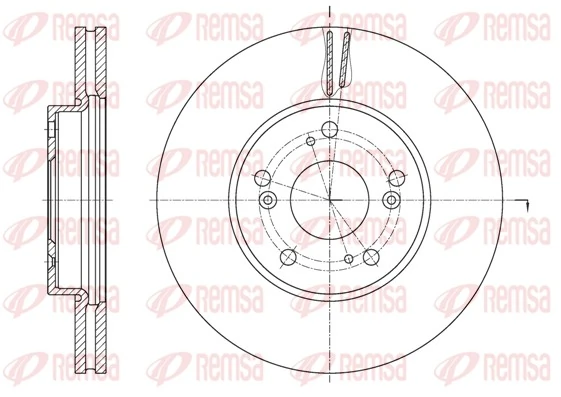 Tarcza hamulcowa przednia do Honda Civic X FC, FK