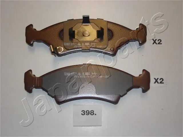 PA398AF Japan Parts Klocki hamulcowe przednie tarczowe