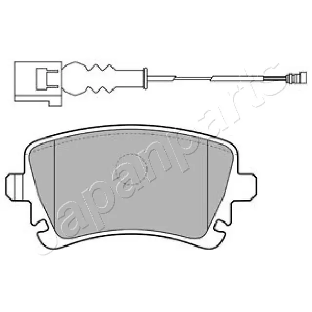PP0922AF Japan Parts Okładziny (klocki) do hamulców tarczowych tylne