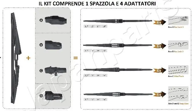 SSX35R Japan Parts Pióro wycieraczki szyby tylnej