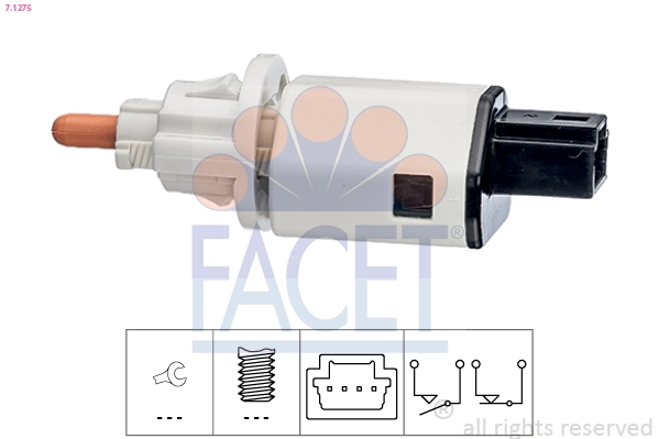 Czujnik włącznika świała stop Renault Scenic GRAND III minivan (JZ0, JZ1) (2009 - 2016) cena, od 25,81 USD