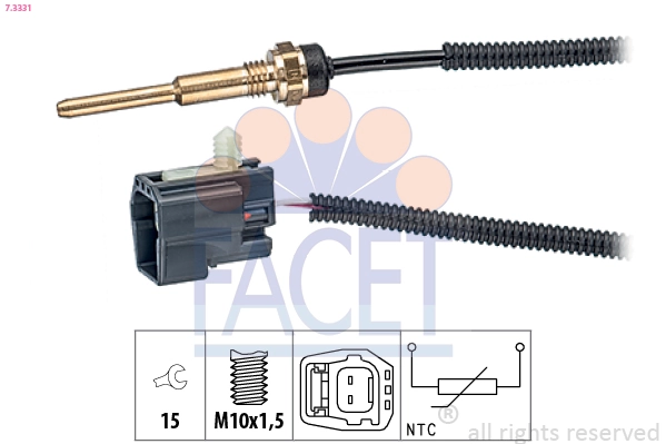 LR039220 Land Rover Czujnik temperatury płynu chłodzącego