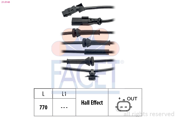 Czujnik ABS przedni Renault Kangoo II minivan (KW0, KW1) (2008 - 2021) cena, od 36,75 USD