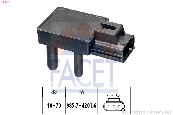 Czujnik ciśnienia spalin Mazda Y64518215B cena, od 29,81 USD