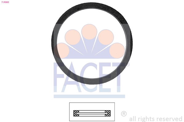 Uszczelka termostatu Citroen Evasion 22, U6