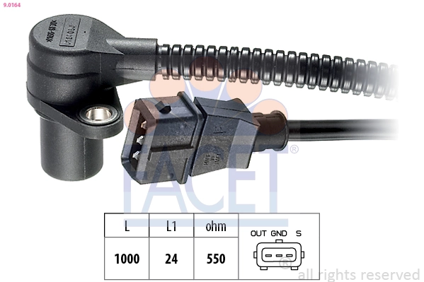 Czujnik położenia wału korbowego do Opel Kadett E 35, 36, 45, 46