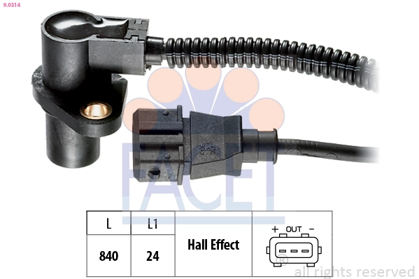 Czujnik położenia wału korbowego Opel Astra F kombi (51, 52, F35, M35) (1991 - 2001) cena, od 20,86 USD