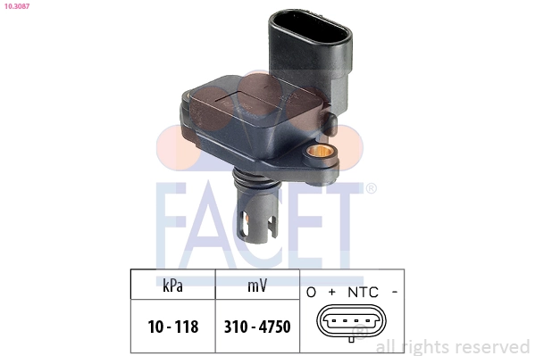 Czujnik ciśnienia w kolektorze ssącym, MAP Land Rover Discovery II SUV (LJ ,LT) (1998 - 2004) cena, od 33,17 USD