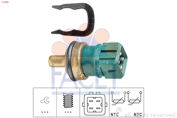 Czujnik temperatury płynu chłodzącego Audi A6 C4 kombi (4A5) (1994 - 1998) cena, od 8,48 USD