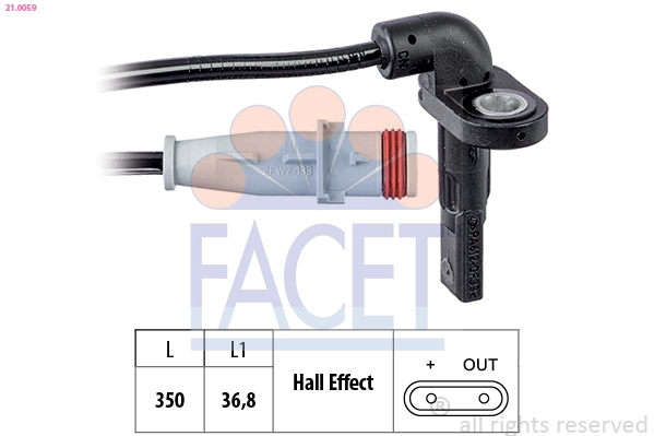 Czujnik ABS przedni Saab 9-3 sedana (YS3F) (2002 - 2015) cena, od 25,44 USD