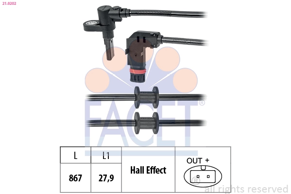 Czujnik ABS przedni Mercedes Vito II awangarda (639) (2003 - 2014) cena, od 30,58 USD