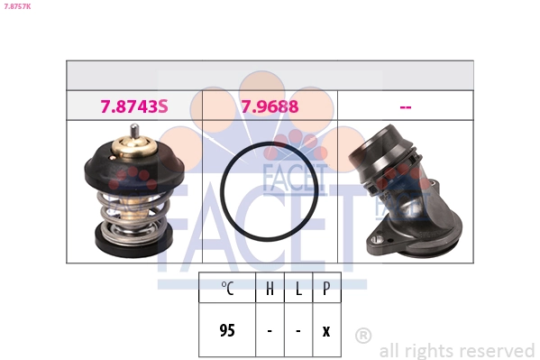 Do koszyka Termostat Volkswagen Passat B7 362