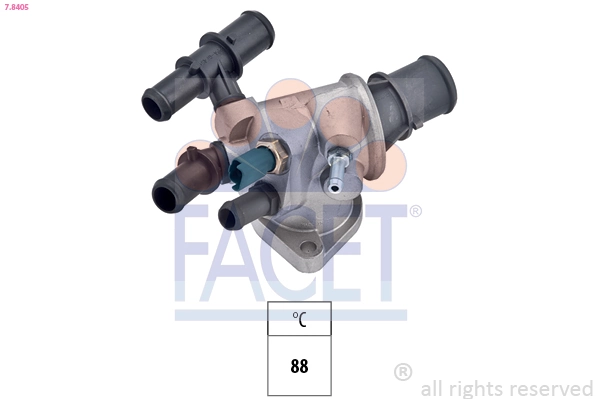 Do koszyka Obudowa termostatu Fiat Doblo I 223