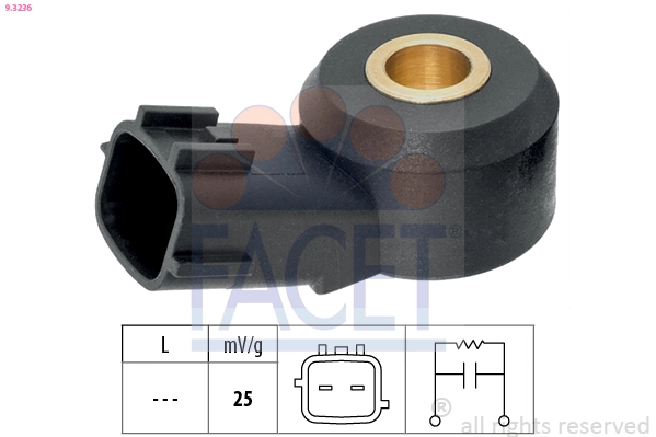 Czujnik stukowy (czujnik spalania stukowego) Subaru Forester III SUV (S12, SH) (2007 - 2012) cena, od 53,32 USD