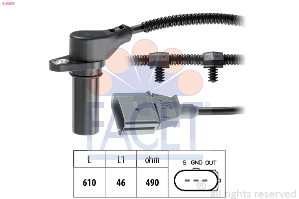 Czujnik położenia wału korbowego Volkswagen Polo III hatchback (6N2) (1999 - 2001) cena, od 26,72 USD