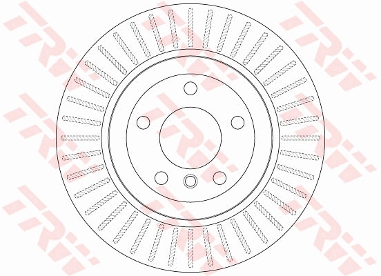 DF6299 TRW Tarcza hamulcowa tylna