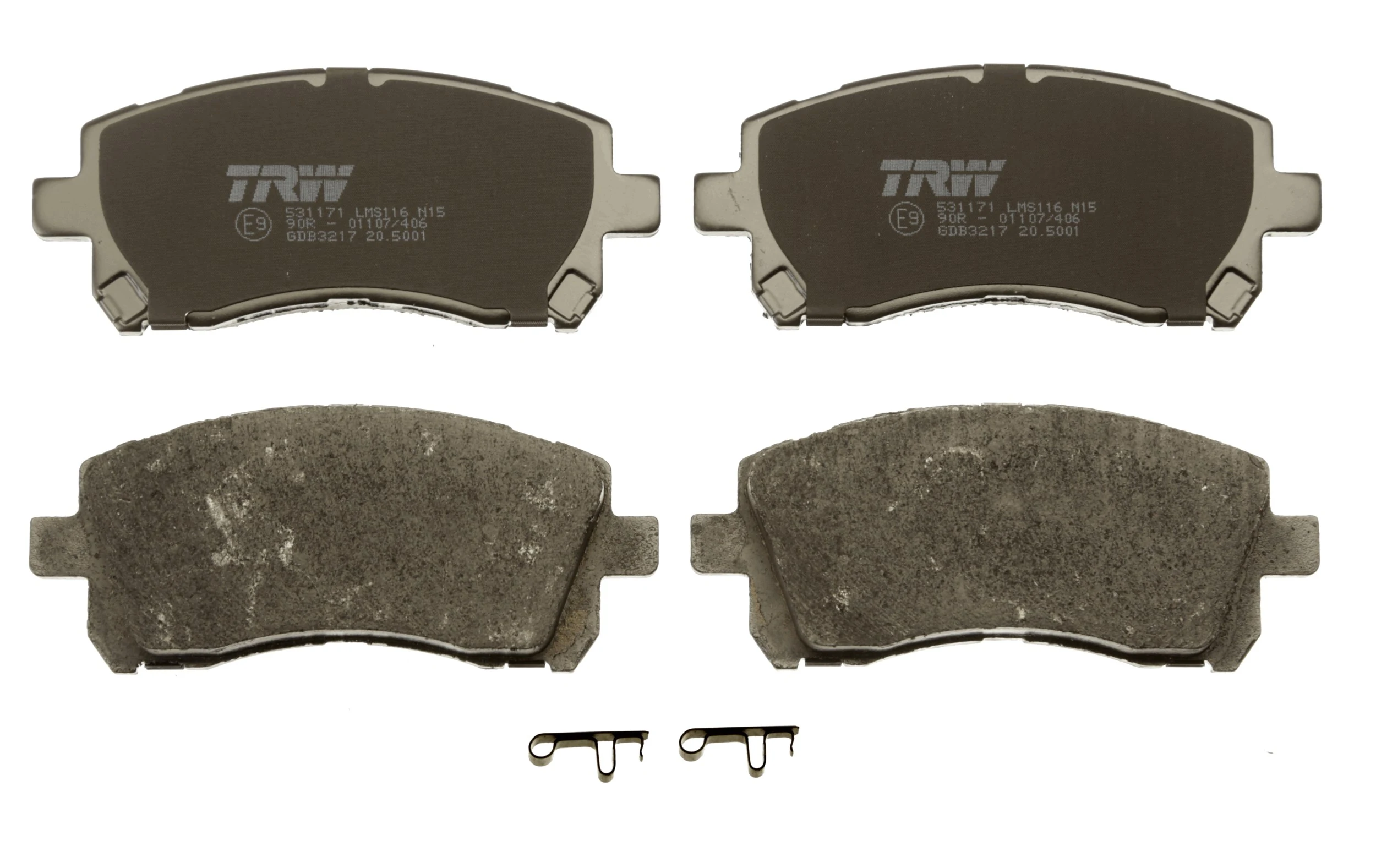 Klocki hamulcowe przednie tarczowe do Subaru Outback II B12, BE, BH