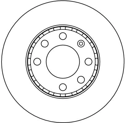 DF4205 TRW Tarcza hamulcowa przednia