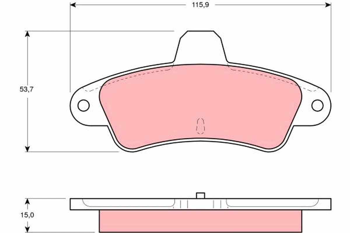 Okładziny (klocki) do hamulców tarczowych tylne Ford Mondeo II sedana (BFP) (1996 - 2000) cena, od 26,03 USD