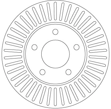 Tarcza hamulcowa przednia do Ford Escape  