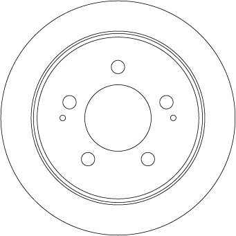 Tarcza hamulcowa tylna do SsangYong Actyon  