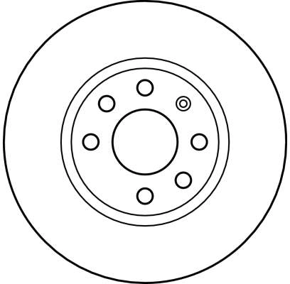 DF4165 TRW Tarcza hamulcowa przednia