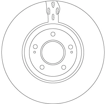 Tarcza hamulcowa przednia do Honda Pilot II 