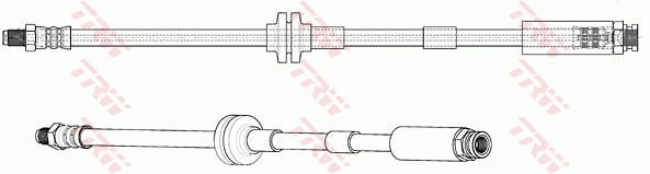Przewód hamulcowy przedni Renault Twingo I hatchback (C06) (1992 - 2007) cena, od 8,80 USD