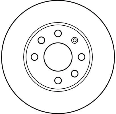 DF4225 TRW Tarcza hamulcowa przednia