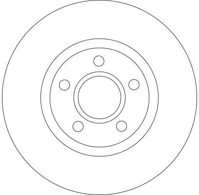 Tarcza hamulcowa przednia do Opel Vectra A 86, 87