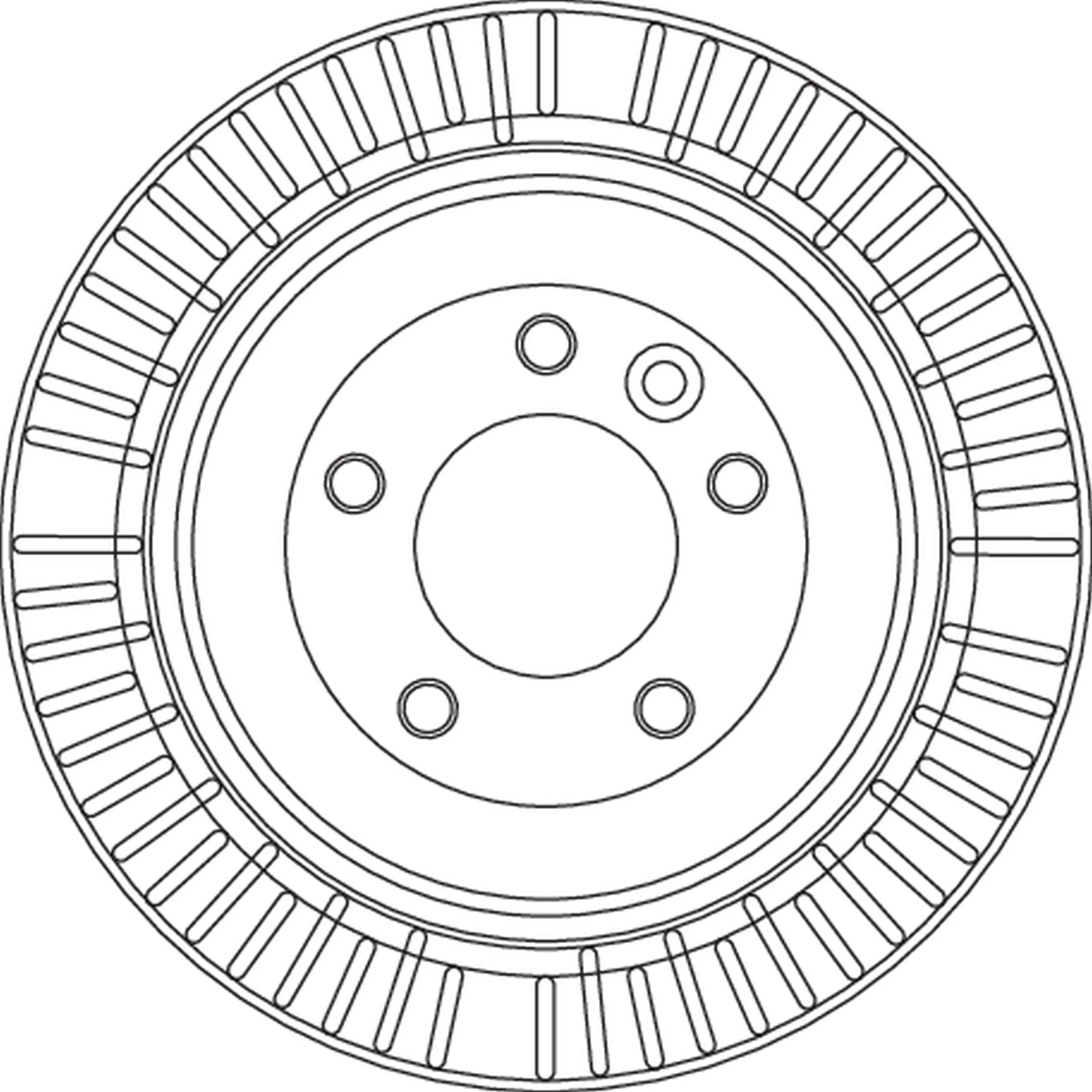 DF4794 TRW Tarcza hamulcowa tylna
