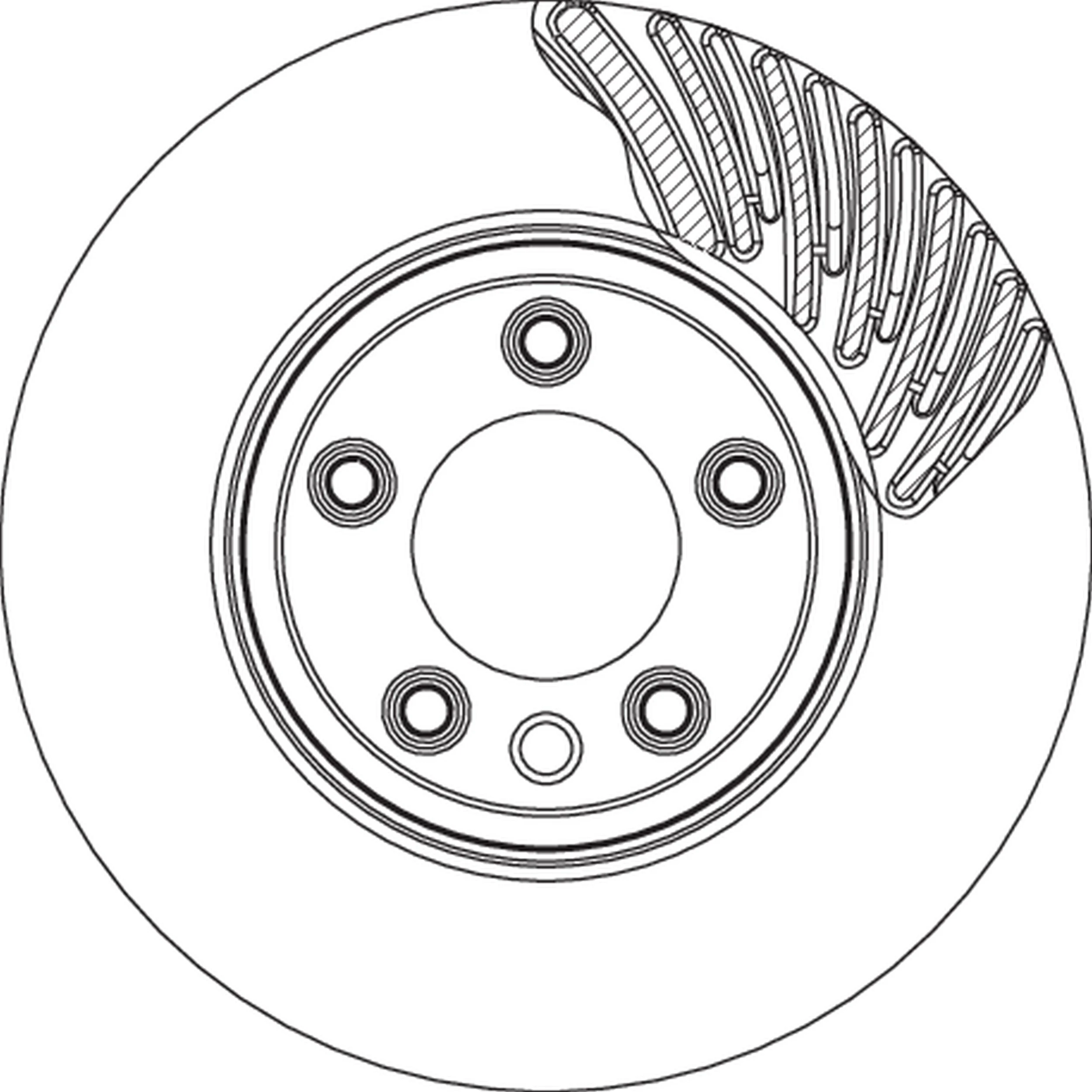 DF4760S TRW Tarcza hamulcowa przednia