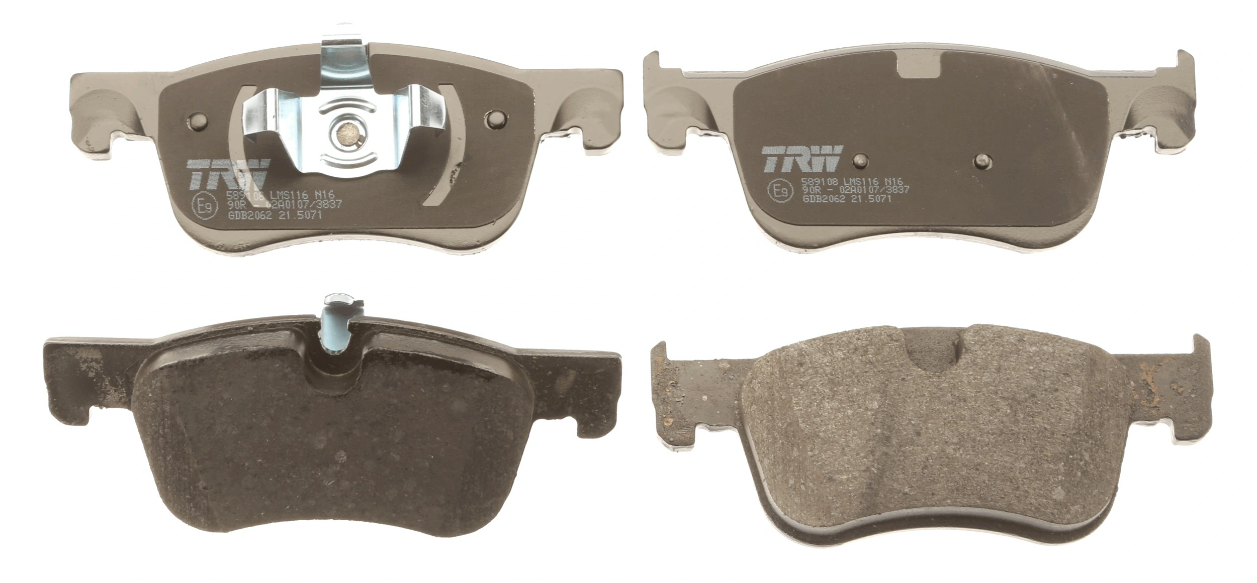 Klocki hamulcowe przednie tarczowe Peugeot/Citroen 1647873580