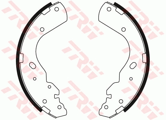 Klocki hamulcowe tylne bębnowe TRW GS8443 cena, od 59,13 USD