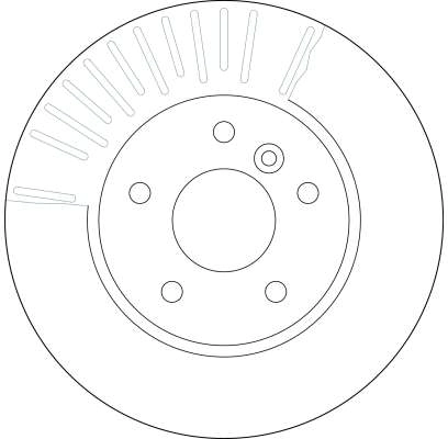 DF4194S TRW Tarcza hamulcowa przednia