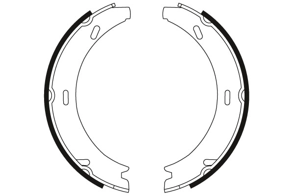 Klocki hamulca ręcznego do Mercedes S  W140