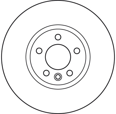 DF6124S TRW Tarcza hamulcowa przednia