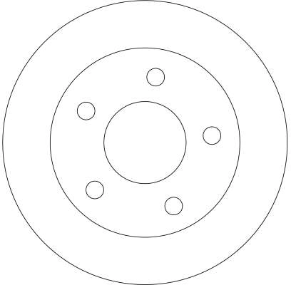 Tarcza hamulcowa tylna do Nissan Almera TINO V10