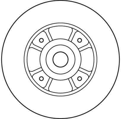 Tarcza hamulcowa tylna do Renault Clio SYMBOL LB0, LB1, LB2