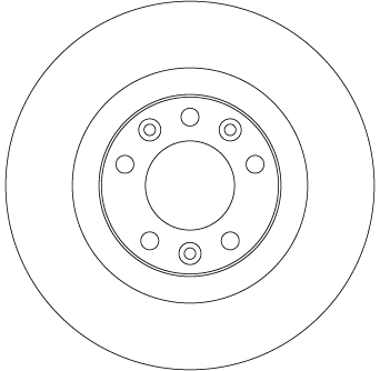 Tarcza hamulcowa tylna do Citroen C5 AIRCROSS 