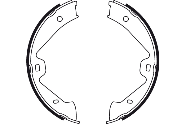 Klocki hamulca ręcznego 95835292500 Porsche