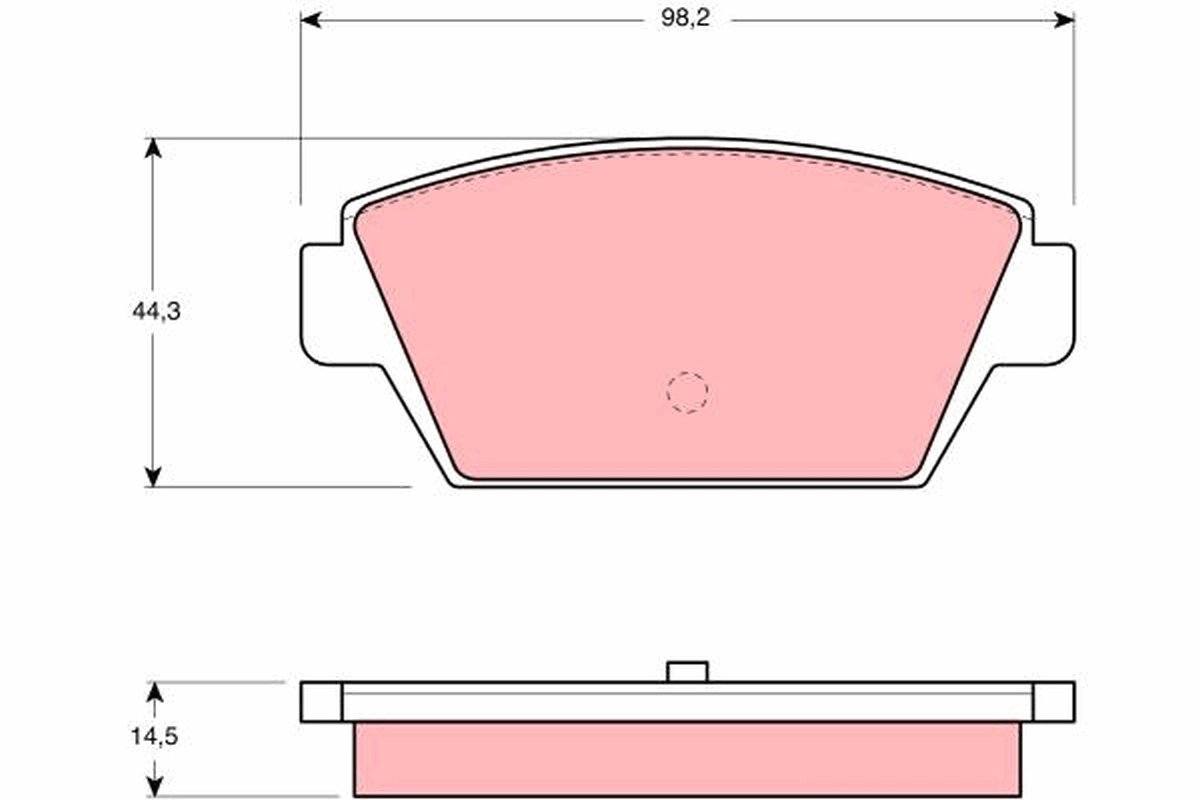 Okładziny (klocki) do hamulców tarczowych tylne Mitsubishi Eclipse I coupe (D22A, D27A) (1991 - 1995) cena, od 16,59 USD