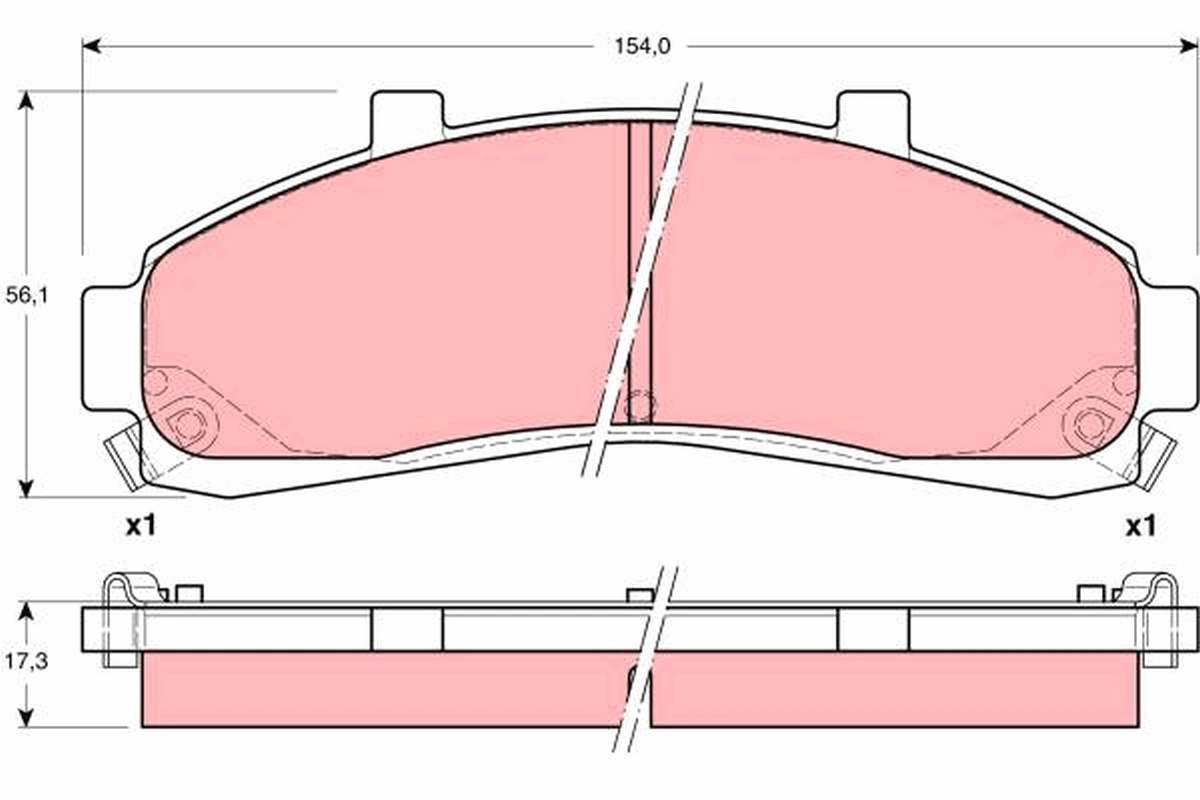 Klocki hamulcowe przednie tarczowe Ford Explorer SUV (U2) (1994 - 2002) cena, od 41,34 USD