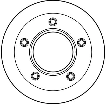 Tarcza hamulcowa przednia do Mercedes 100  631