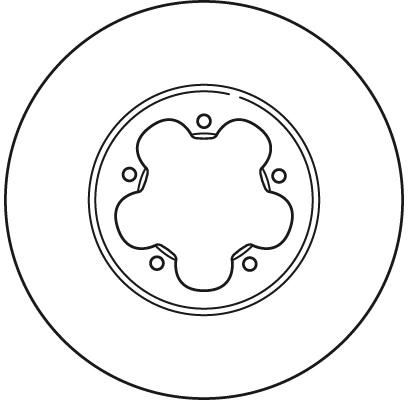 DF2389S TRW Tarcza hamulcowa przednia