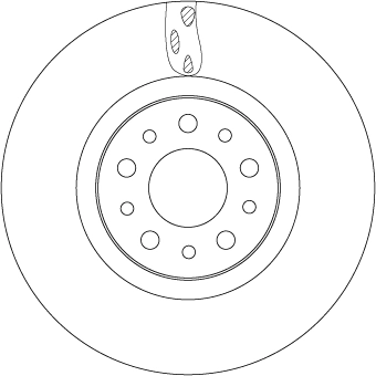 Do koszyka 52067393 Fiat/Alfa/Lancia Tarcza hamulcowa przednia
