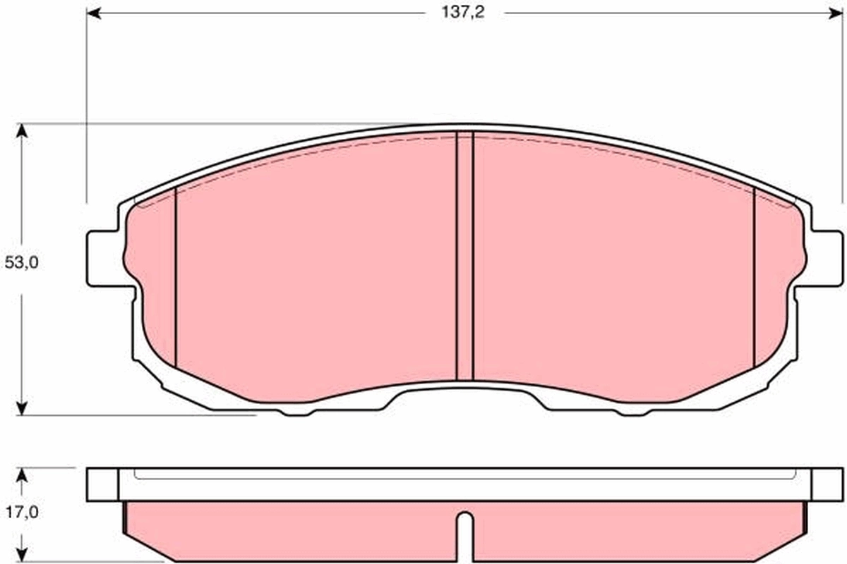 Do koszyka Klocki hamulcowe przednie tarczowe Nissan Teana  J32