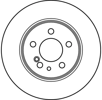 Tarcza hamulcowa tylna do Mercedes S  W140